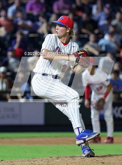 Thumbnail 2 in Westlake vs. Pearland (UIL 6A Baseball State Semifinal) photogallery.