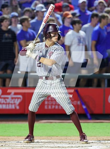 Thumbnail 3 in Westlake vs. Pearland (UIL 6A Baseball State Semifinal) photogallery.