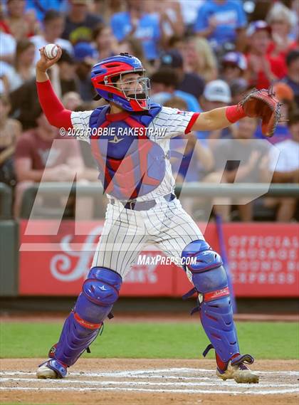 Thumbnail 3 in Westlake vs. Pearland (UIL 6A Baseball State Semifinal) photogallery.