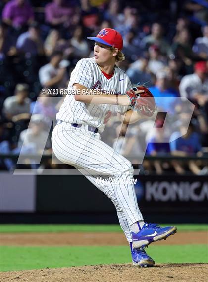 Thumbnail 1 in Westlake vs. Pearland (UIL 6A Baseball State Semifinal) photogallery.