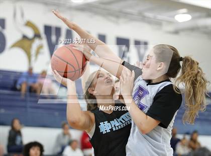Thumbnail 2 in Bloom-Carroll vs Hilliard Darby (Scrimmage) photogallery.