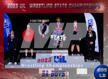 Thumbnail 1 in UIL Wrestling 5A-6A Finals (Awards) photogallery.