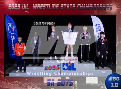 Thumbnail 1 in UIL Wrestling 5A-6A Finals (Awards) photogallery.