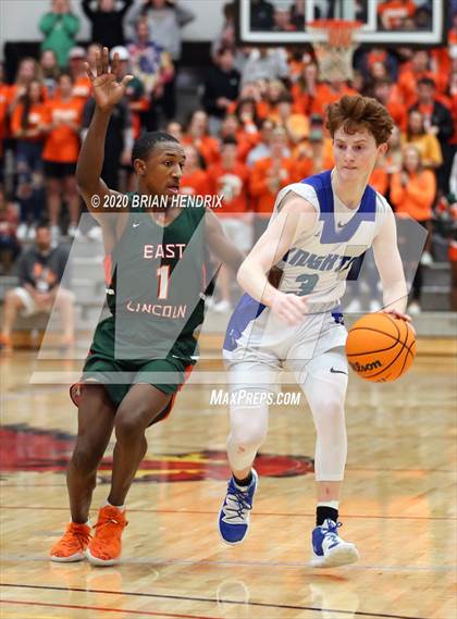 Thumbnail 2 in East Lincoln vs. Lake Norman Charter (South Fork 2A Conference Tournament Final) photogallery.