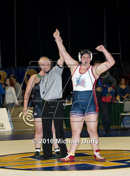 Thumbnail 2 in CIF State Girls Wrestling Championships (Finals) photogallery.