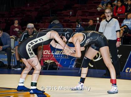 Thumbnail 2 in CIF State Girls Wrestling Championships (Finals) photogallery.