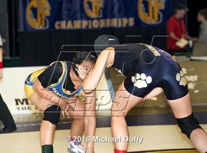 Thumbnail 1 in CIF State Girls Wrestling Championships (Finals) photogallery.