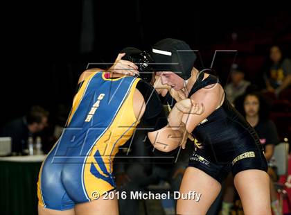 Thumbnail 2 in CIF State Girls Wrestling Championships (Finals) photogallery.