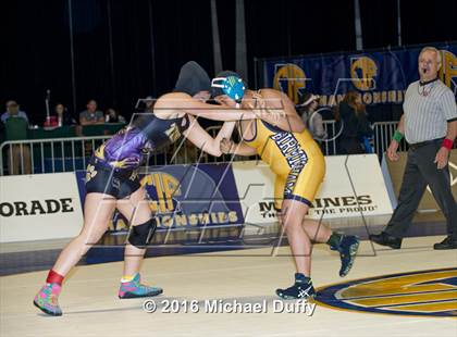 Thumbnail 2 in CIF State Girls Wrestling Championships (Finals) photogallery.
