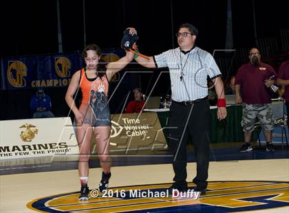 Thumbnail 3 in CIF State Girls Wrestling Championships (Finals) photogallery.