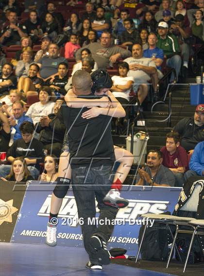 Thumbnail 2 in CIF State Girls Wrestling Championships (Finals) photogallery.