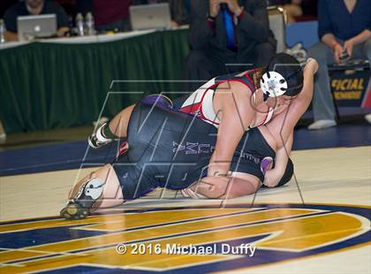 Thumbnail 2 in CIF State Girls Wrestling Championships (Finals) photogallery.