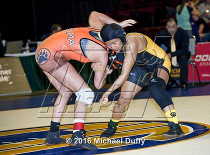 Thumbnail 1 in CIF State Girls Wrestling Championships (Finals) photogallery.