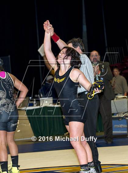 Thumbnail 3 in CIF State Girls Wrestling Championships (Finals) photogallery.