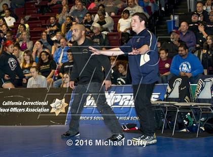 Thumbnail 2 in CIF State Girls Wrestling Championships (Finals) photogallery.