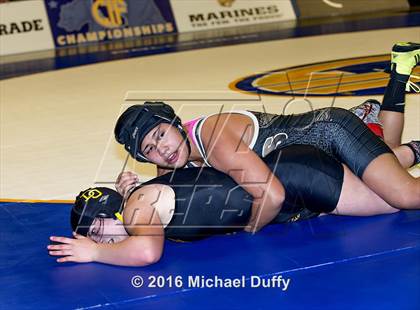 Thumbnail 3 in CIF State Girls Wrestling Championships (Finals) photogallery.