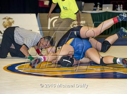 Thumbnail 3 in CIF State Girls Wrestling Championships (Finals) photogallery.
