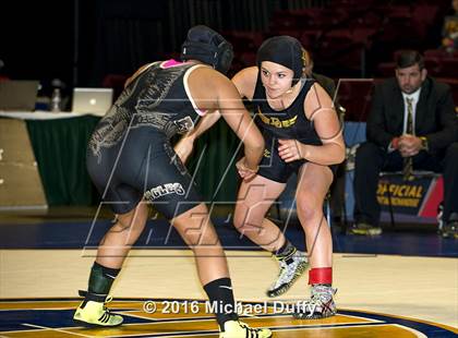 Thumbnail 2 in CIF State Girls Wrestling Championships (Finals) photogallery.