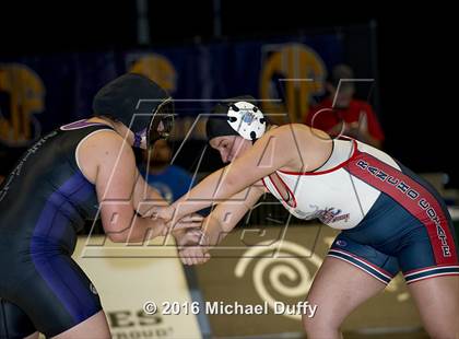 Thumbnail 2 in CIF State Girls Wrestling Championships (Finals) photogallery.