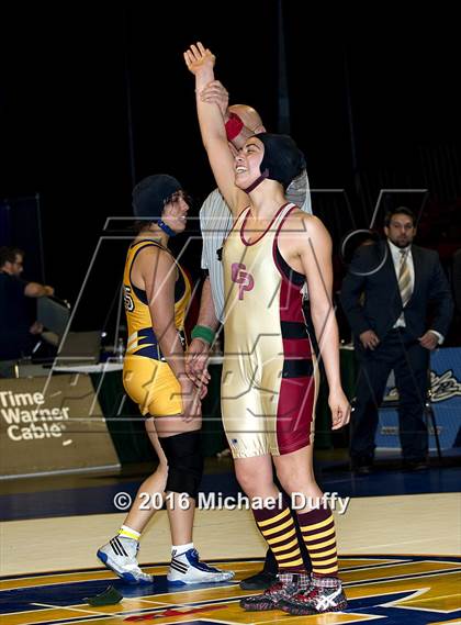 Thumbnail 3 in CIF State Girls Wrestling Championships (Finals) photogallery.