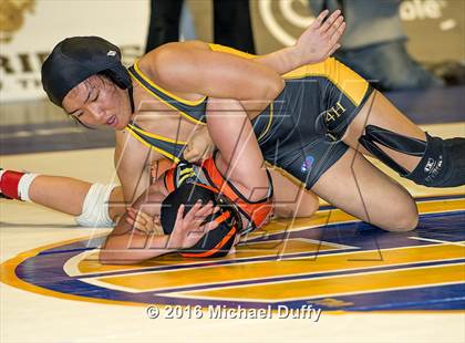 Thumbnail 3 in CIF State Girls Wrestling Championships (Finals) photogallery.
