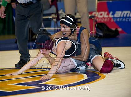 Thumbnail 1 in CIF State Girls Wrestling Championships (Finals) photogallery.