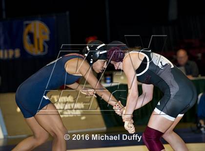 Thumbnail 3 in CIF State Girls Wrestling Championships (Finals) photogallery.