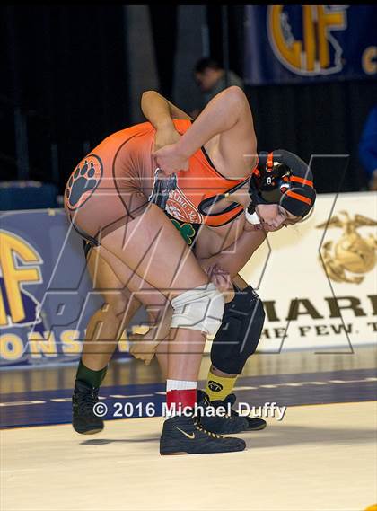 Thumbnail 1 in CIF State Girls Wrestling Championships (Finals) photogallery.