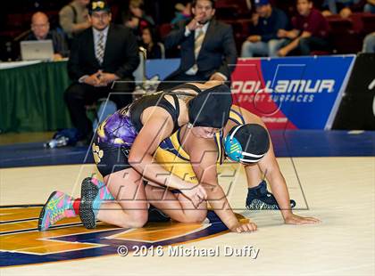 Thumbnail 3 in CIF State Girls Wrestling Championships (Finals) photogallery.