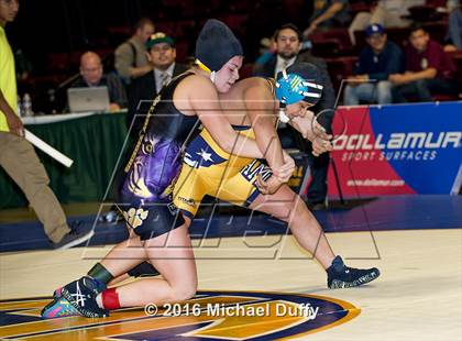 Thumbnail 2 in CIF State Girls Wrestling Championships (Finals) photogallery.