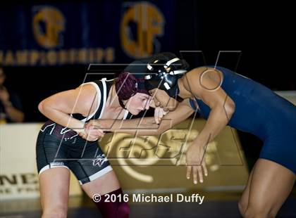Thumbnail 1 in CIF State Girls Wrestling Championships (Finals) photogallery.