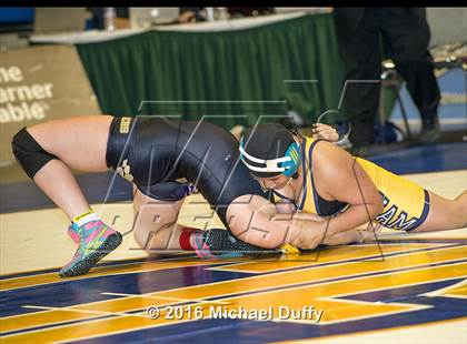 Thumbnail 3 in CIF State Girls Wrestling Championships (Finals) photogallery.