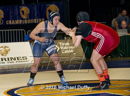 Thumbnail 2 in CIF State Girls Wrestling Championships (Finals) photogallery.
