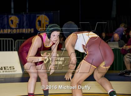 Thumbnail 3 in CIF State Girls Wrestling Championships (Finals) photogallery.