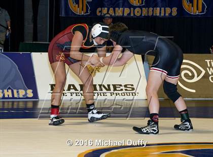Thumbnail 1 in CIF State Girls Wrestling Championships (Finals) photogallery.