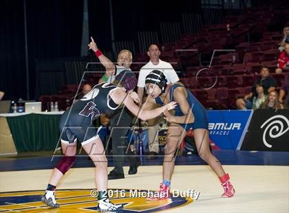 Thumbnail 3 in CIF State Girls Wrestling Championships (Finals) photogallery.