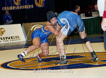 Thumbnail 1 in CIF State Girls Wrestling Championships (Finals) photogallery.