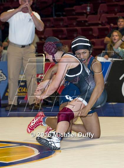 Thumbnail 2 in CIF State Girls Wrestling Championships (Finals) photogallery.