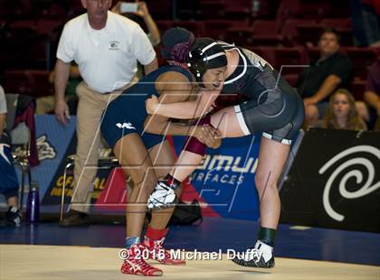 Thumbnail 1 in CIF State Girls Wrestling Championships (Finals) photogallery.