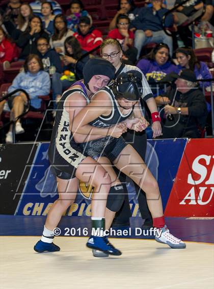 Thumbnail 1 in CIF State Girls Wrestling Championships (Finals) photogallery.