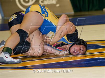 Thumbnail 3 in CIF State Girls Wrestling Championships (Finals) photogallery.