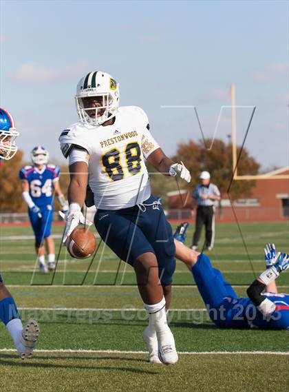 Thumbnail 3 in Trinity Christian vs. Prestonwood Christian (TAPPS Semi Finals Playoff) photogallery.