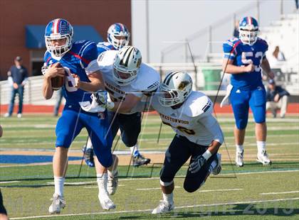 Thumbnail 3 in Trinity Christian vs. Prestonwood Christian (TAPPS Semi Finals Playoff) photogallery.