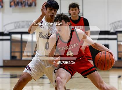 Thumbnail 2 in Cooper vs. Muenster (UIL Basketball 2A Area Final) photogallery.