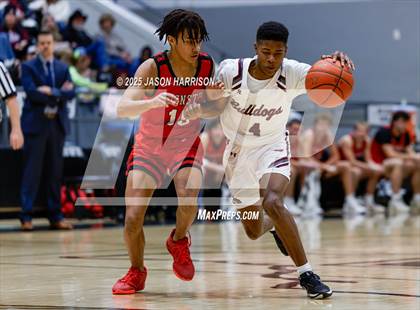 Thumbnail 3 in Cooper vs. Muenster (UIL Basketball 2A Area Final) photogallery.
