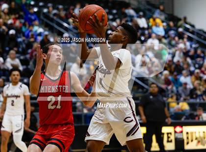 Thumbnail 3 in Cooper vs. Muenster (UIL Basketball 2A Area Final) photogallery.
