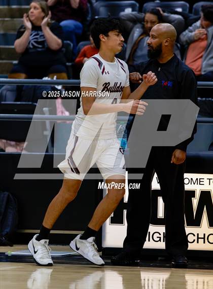 Thumbnail 3 in Cooper vs. Muenster (UIL Basketball 2A Area Final) photogallery.