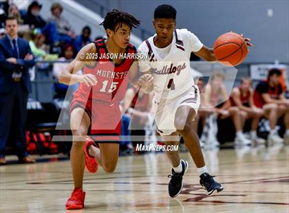 Thumbnail 2 in Cooper vs. Muenster (UIL Basketball 2A Area Final) photogallery.