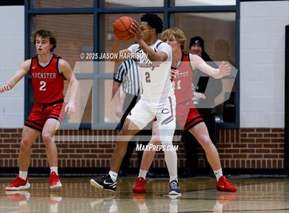 Thumbnail 3 in Cooper vs. Muenster (UIL Basketball 2A Area Final) photogallery.