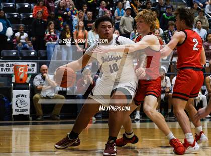 Thumbnail 2 in Cooper vs. Muenster (UIL Basketball 2A Area Final) photogallery.